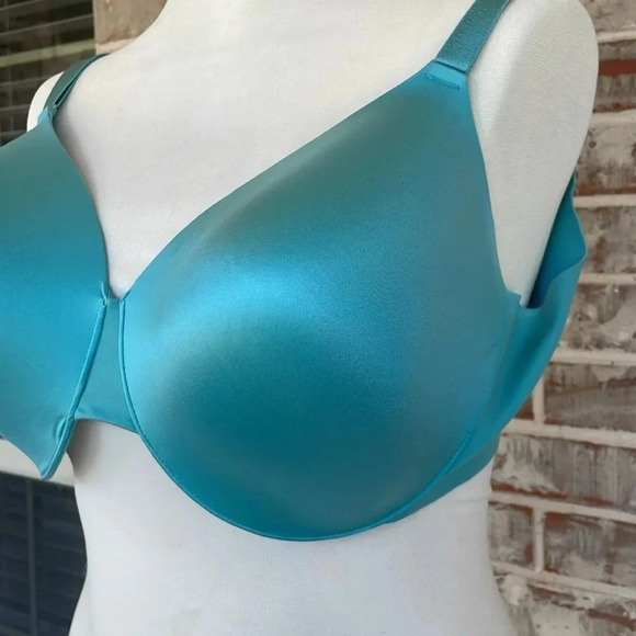 Soma Vanishing Back Full Coverage Sea Foam Green UnderwireBra - Picture 2 of 7